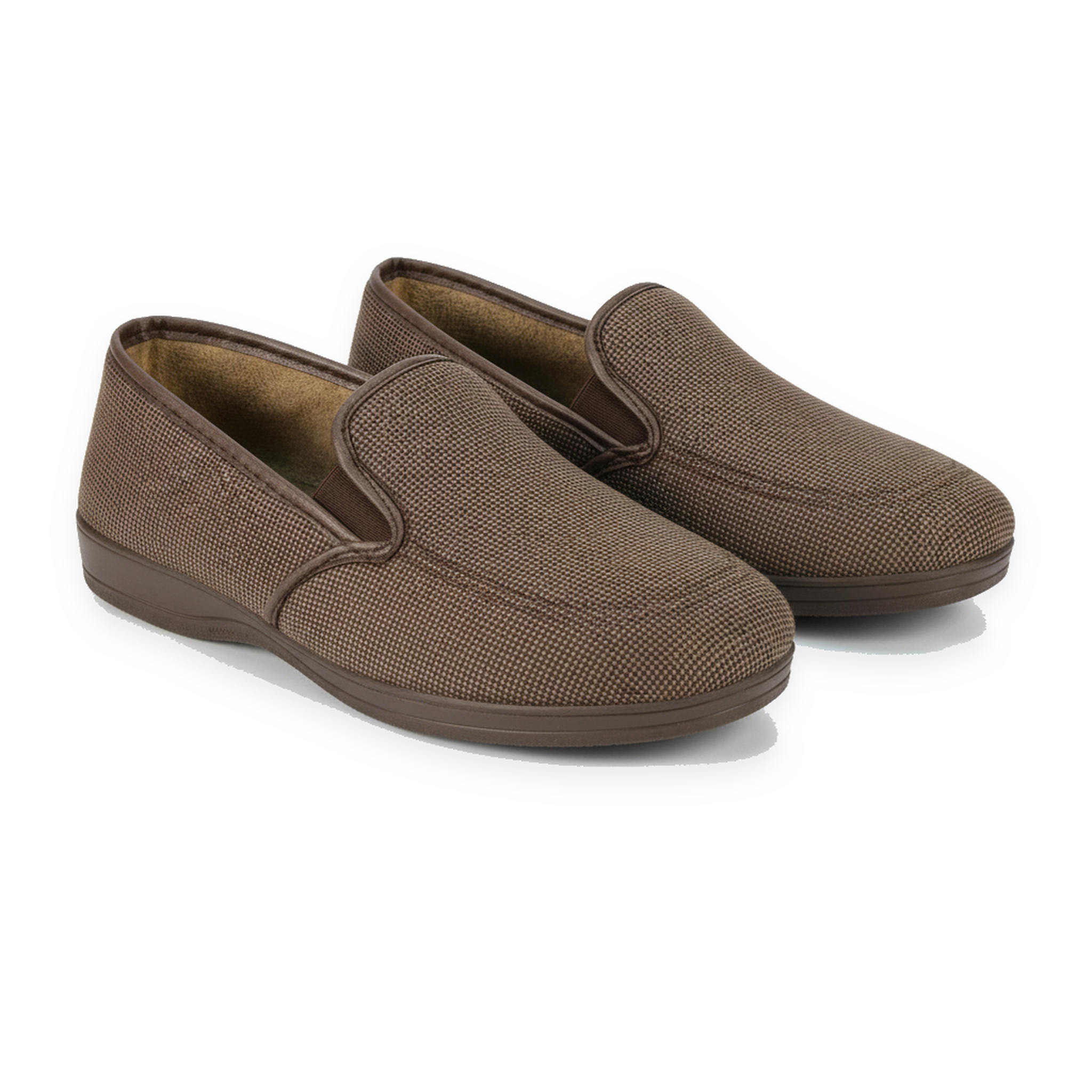 Voir la diapositive 3 : OZABI Ozabi charentaises homme toucher velours microfibre, fabriquées en espagne