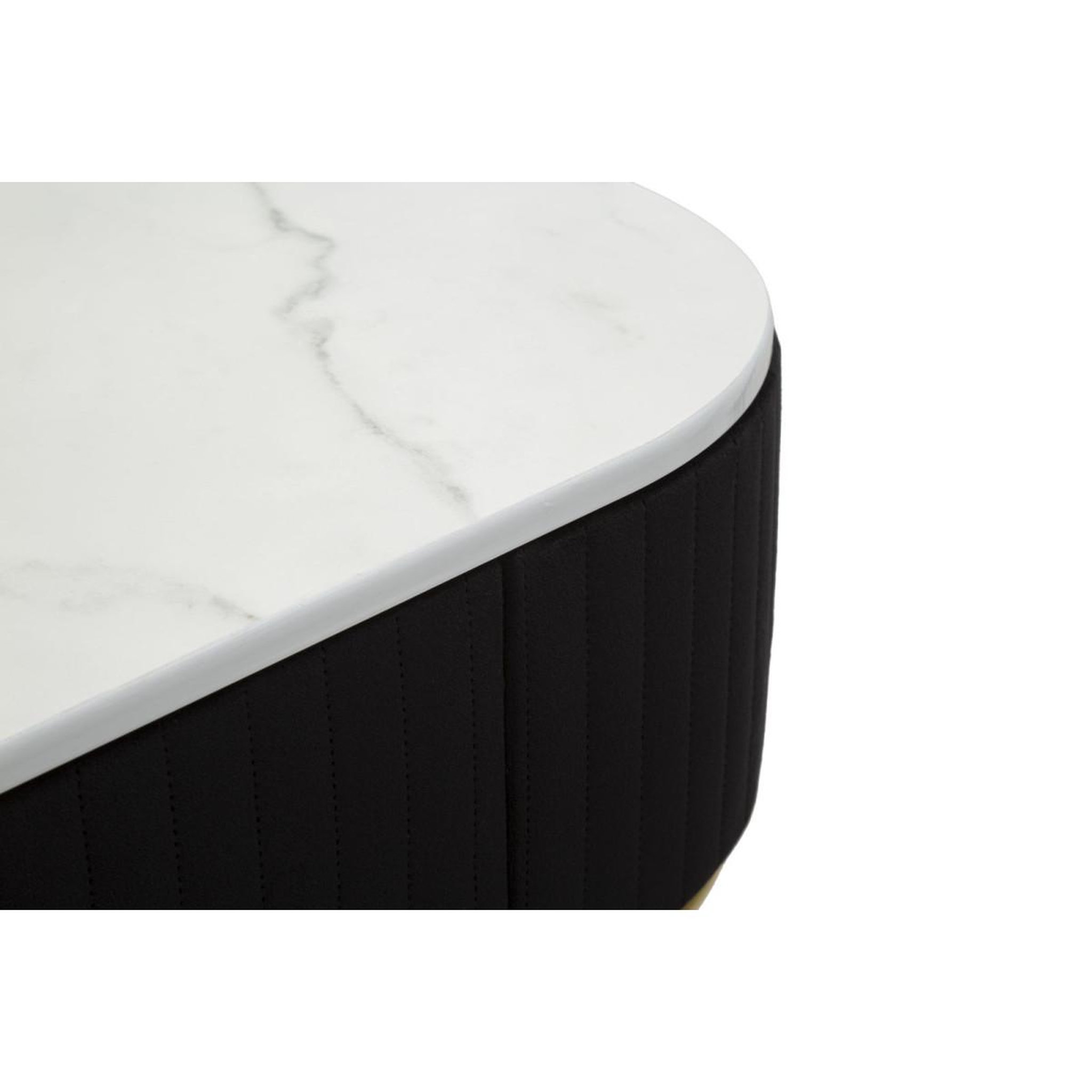 Voir la diapositive 6 : Paris Prix Console design effet marbre  montpellier  100cm noir & or