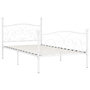 Voir la diapositive 2 : VIDAXL Cadre de lit sans matelas avec sommier a lattes metal 90x200 cm