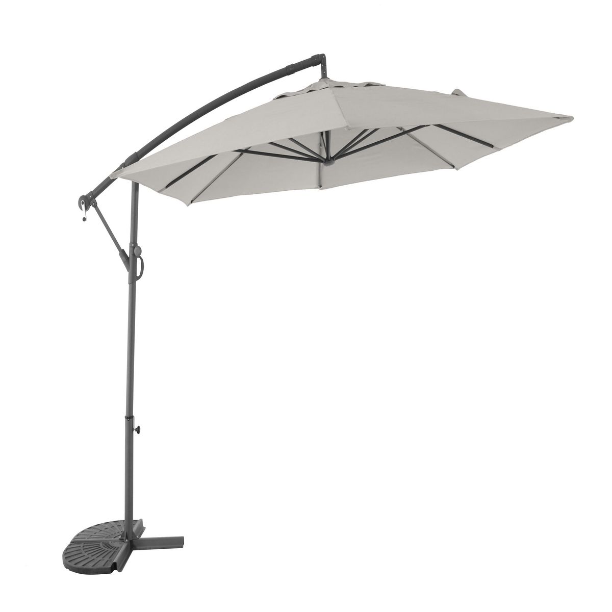 GARDENSTAR Parasol déporté 3x4.2m muscade IMERO