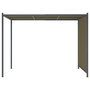 Voir la diapositive 3 : VIDAXL Pergola de jardin avec auvent retractable 3x3 m Taupe 180 g/m^2
