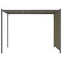 Voir la diapositive 3 : VIDAXL Pergola de jardin avec auvent retractable 3x3 m Taupe 180 g/m^2