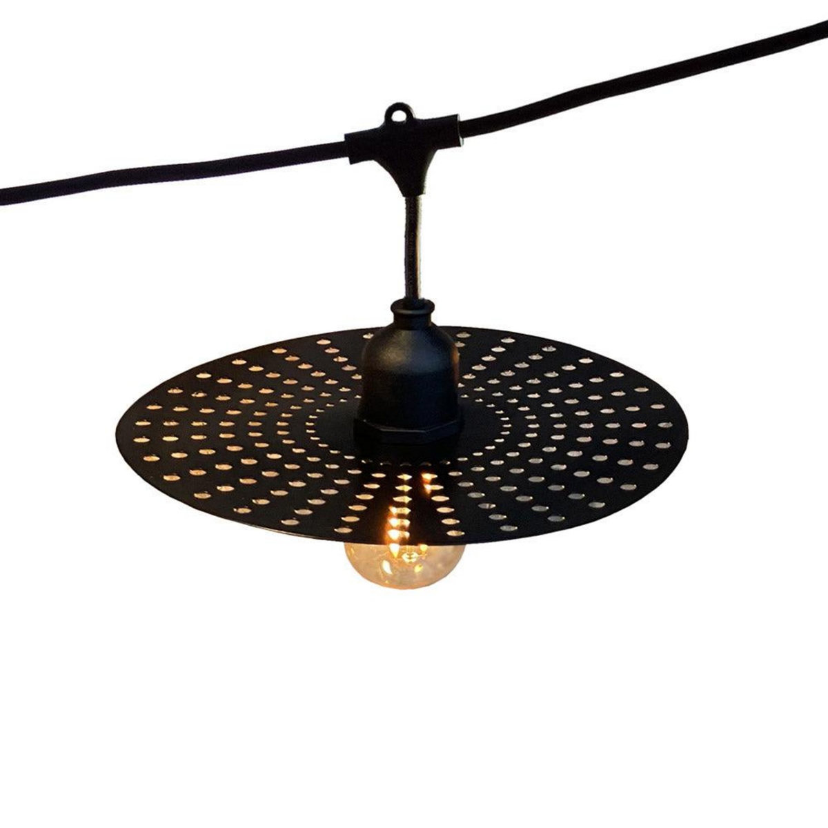 Lumisky Guirlande lumineuse PLANET Noir Metal 6M 10xE27