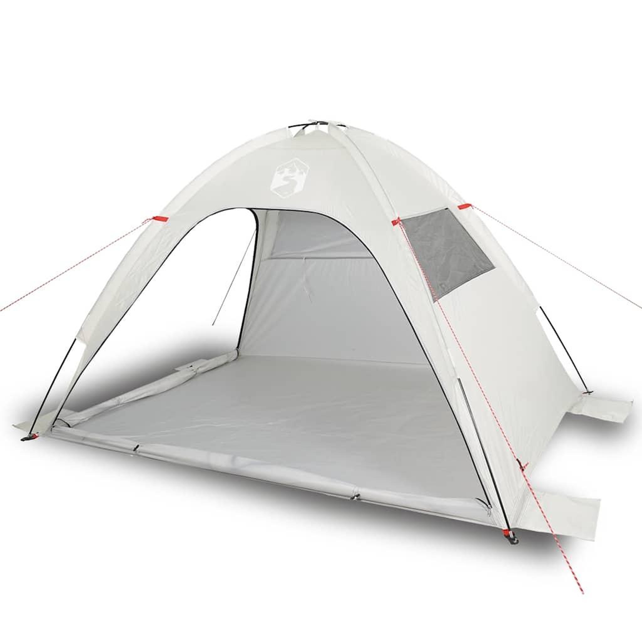 Voir la diapositive 2 : VIDAXL Tente de plage gris impermeable