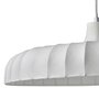Voir la diapositive 4 : OSTARIA Suspension tissu blanche diamètre 50cm