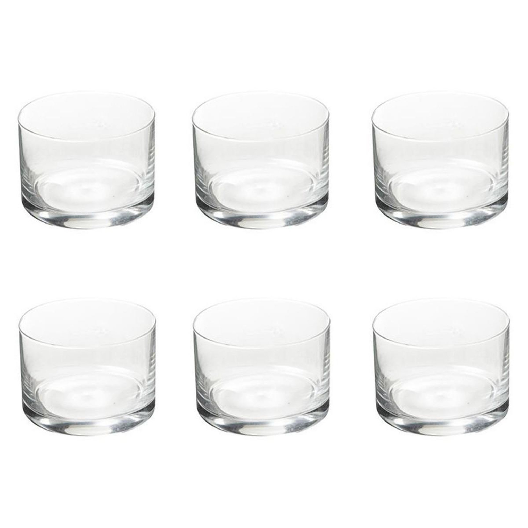 SECRET DE GOURMET Lot de 6 verrines droites  paris  28cl transparent