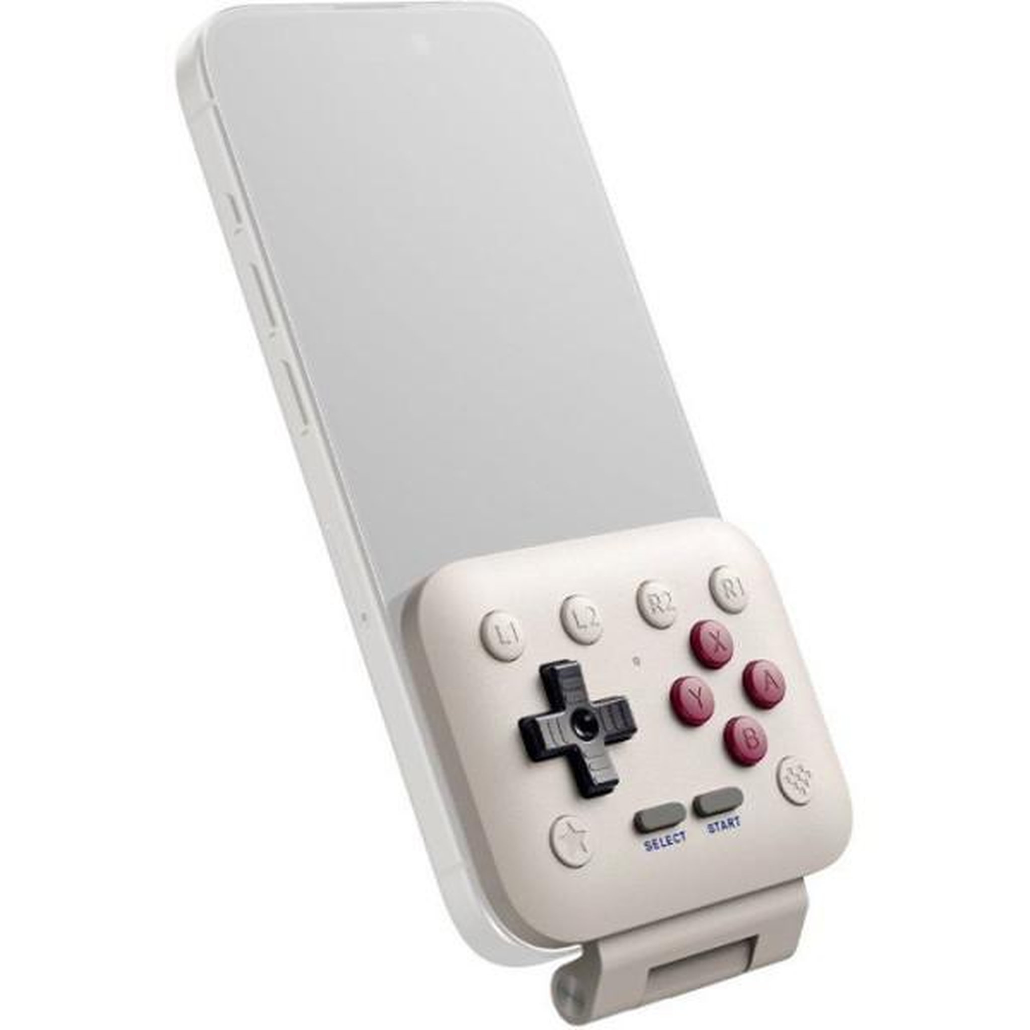 Voir la diapositive 3 : Just for games Manette gaming - 8BitDo - FlipPad G Classic Edition - USB-C - Gris clair et bordeaux - Compatible iOS et Android