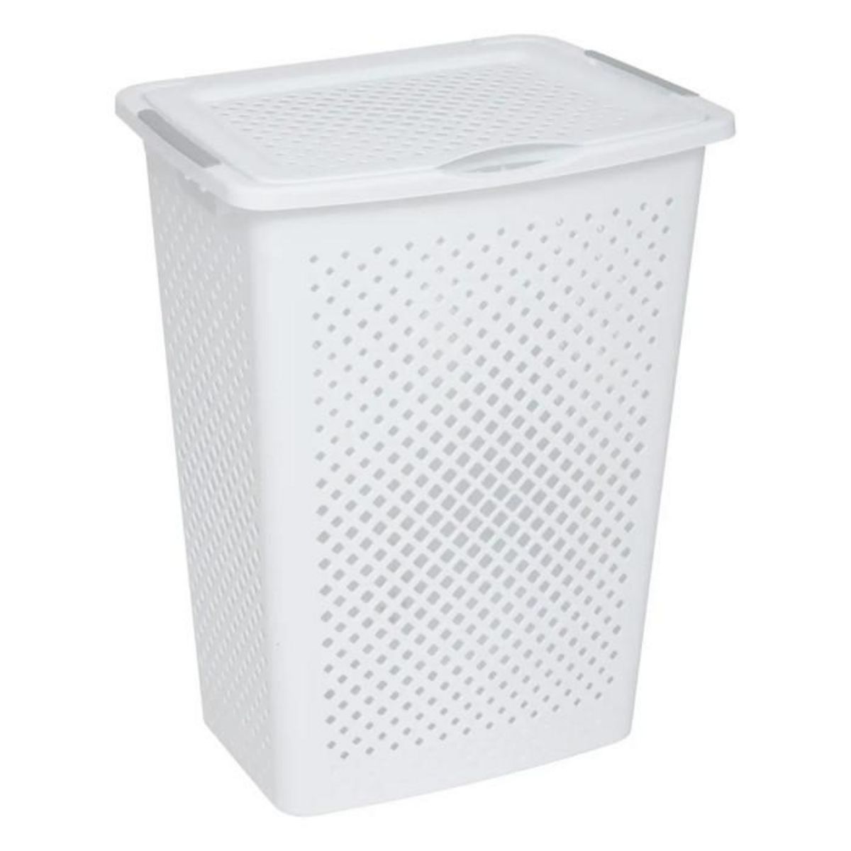 FIVE Panier à Linge Ajouré  Rigoberto  55L Blanc