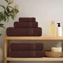 Voir la diapositive 3 : VIDAXL Serviettes de sauna 2 pcs marron 80x200 cm 360 g m² 100% coton