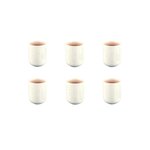 BJORN Mug OXYGEN 30cl - 6 pièces - Rose poudre