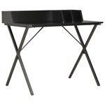 VIDAXL Bureau Noir 80x50x84 cm