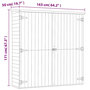 Voir la diapositive 6 : VIDAXL Abri a outils de jardin 163x50x171 cm Pinede impregnee