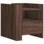 Voir la diapositive 2 : VIDAXL Table de chevet chene marron 45x50x50 cm bois d'ingenierie