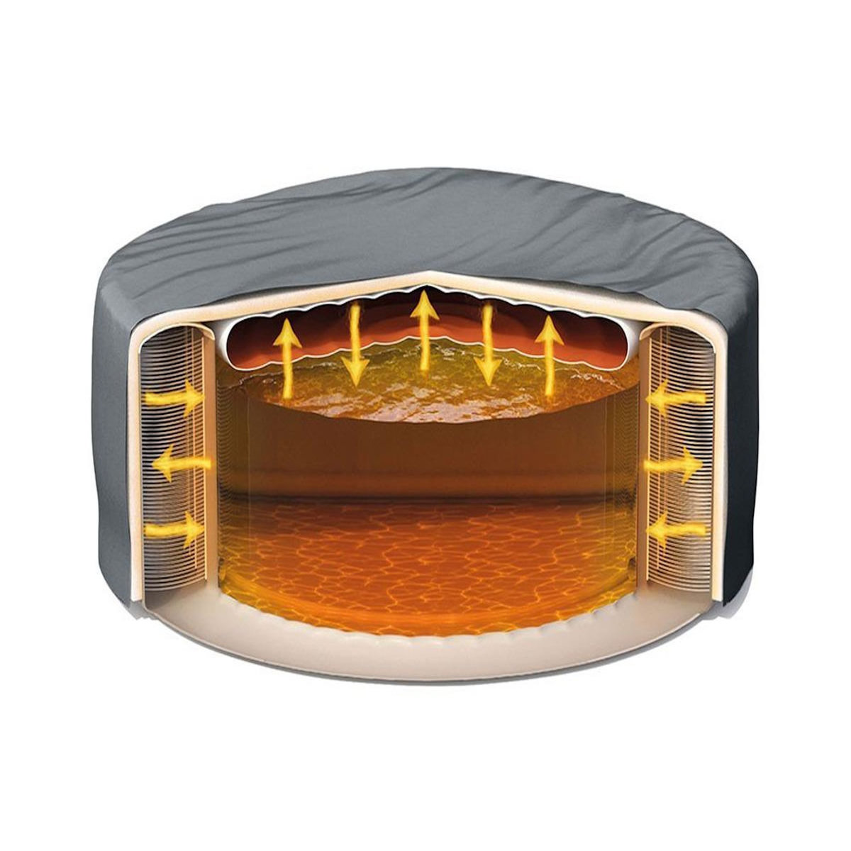 INTEX Couverture thermique pour spa gonflable PureSpa octogonale 6 places - Intex