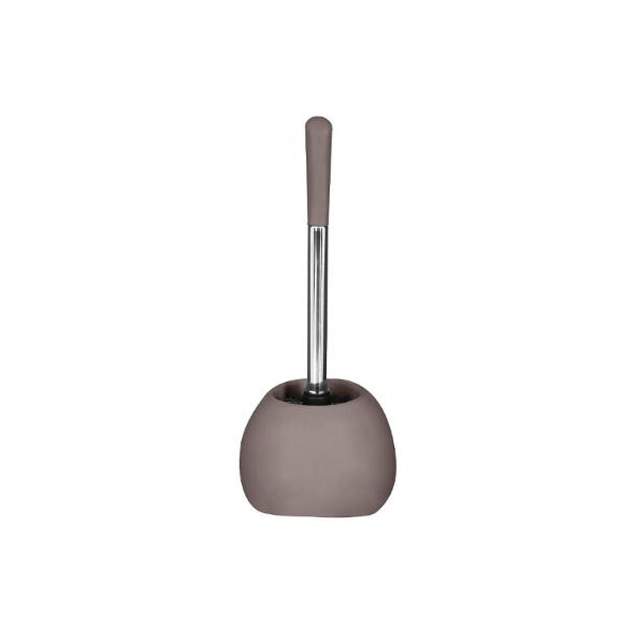 Voir la diapositive 2 : FIVE Brosse wc en céramique  sun  36cm taupe mat