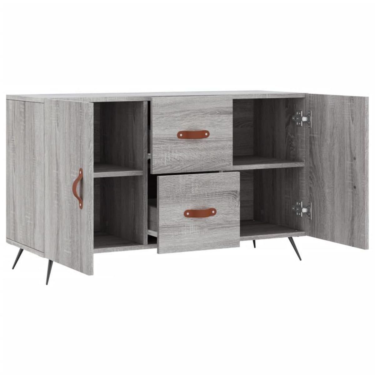 VIDAXL Buffet sonoma gris 100x36x60 cm bois d'ingenierie