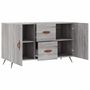 Voir la diapositive 5 : VIDAXL Buffet sonoma gris 100x36x60 cm bois d'ingenierie