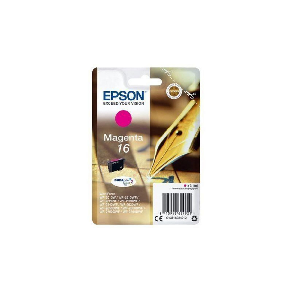 Epson EPSON Cartouche T1623 - Stylo Plume - Magenta