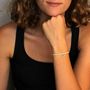 Voir la diapositive 3 : L'ATELIER D'AZUR Bracelet Or et Perles - Femme