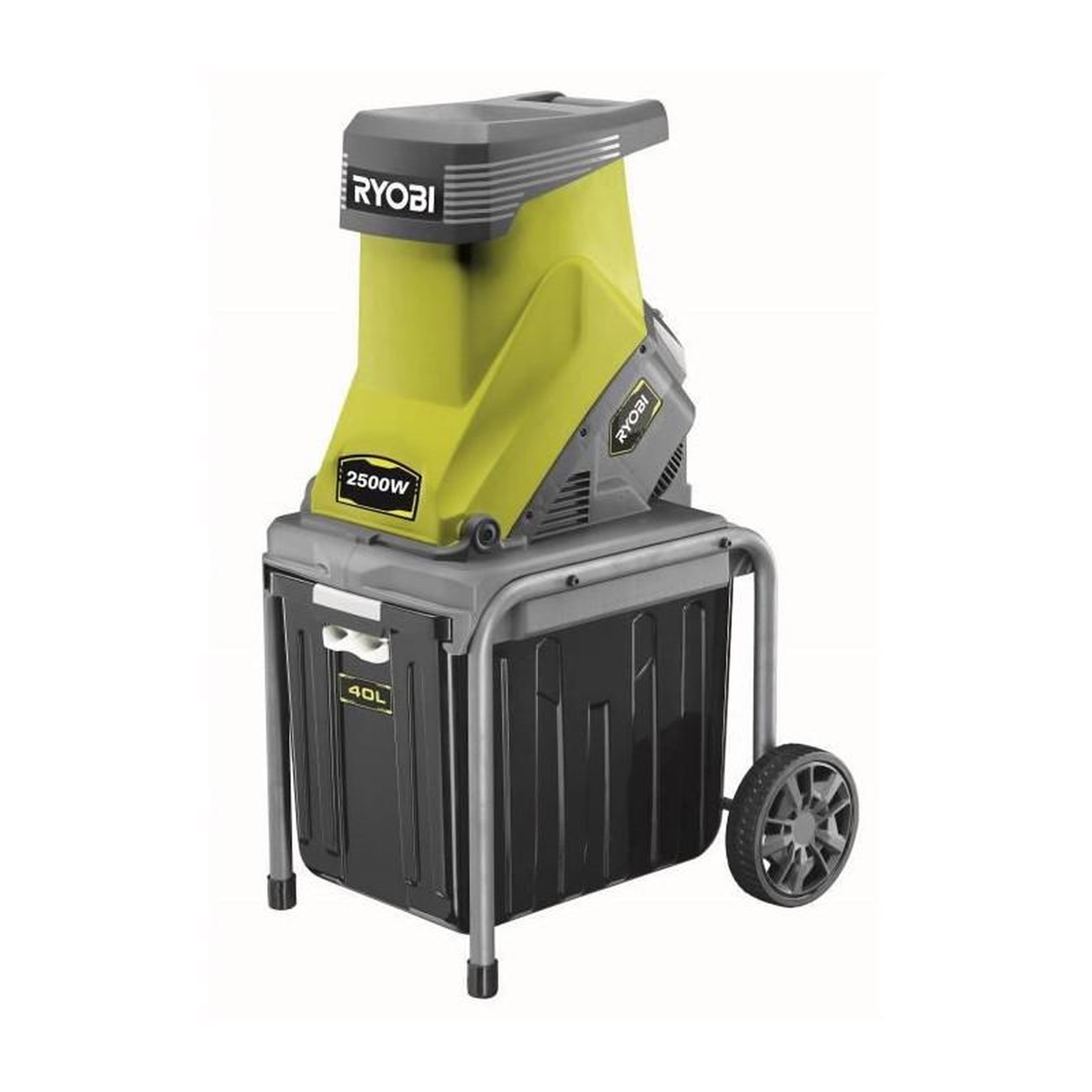 Ryobi RYOBI Broyeur de vegetaux 2500W - Porte-couteaux - Bac 40L RSH2545B