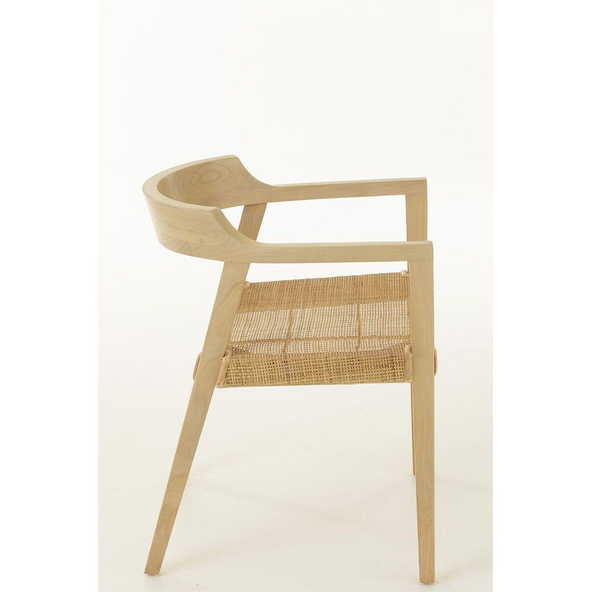 Voir la diapositive 4 : J-LINE Chaise design  sungkai  71cm naturel