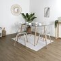 Voir la diapositive 2 : The Home Deco Factory Chaises scandinave Phenix en plastique et métal - Transparent