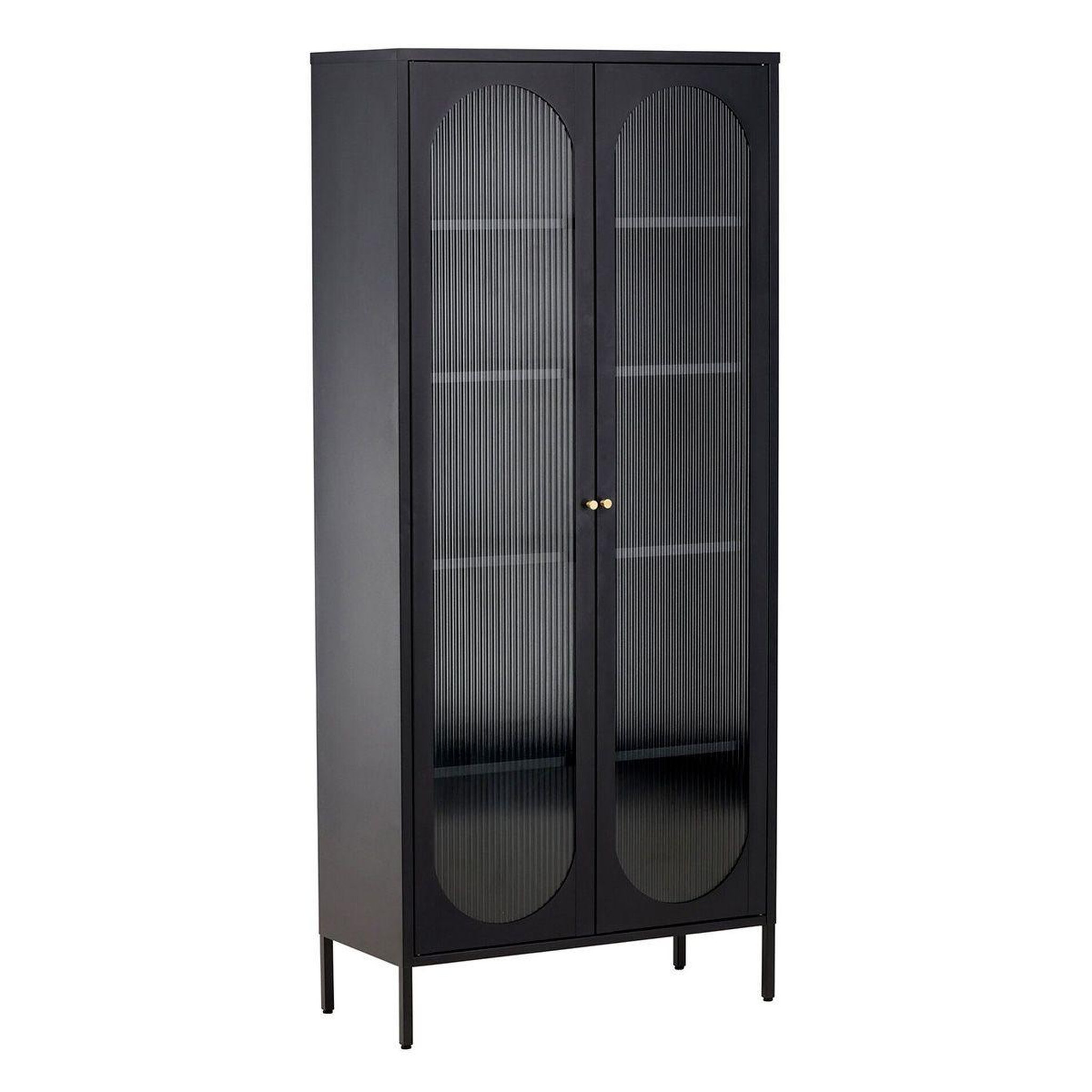 Voir la diapositive 1 : Paris Prix Vitrine design en métal  lima  180cm noir