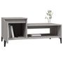 Voir la diapositive 4 : VIDAXL Table basse Sonoma gris 100x50x45 cm Bois d'ingenierie