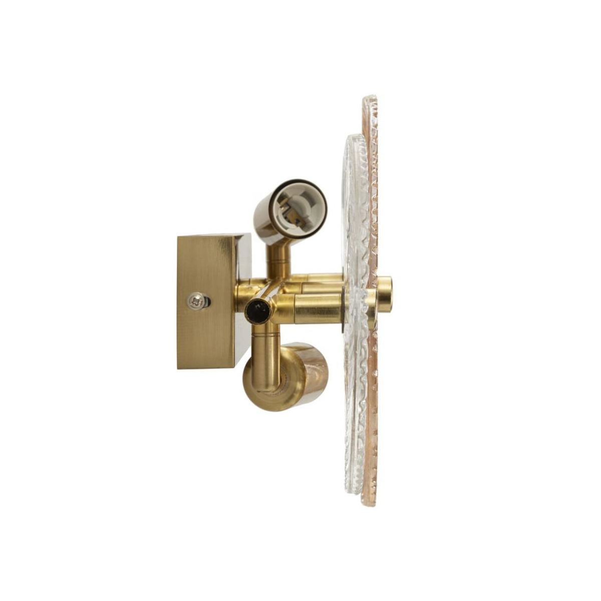 Paris Prix Lampe Murale  Osaka  42cm Or & Transparent