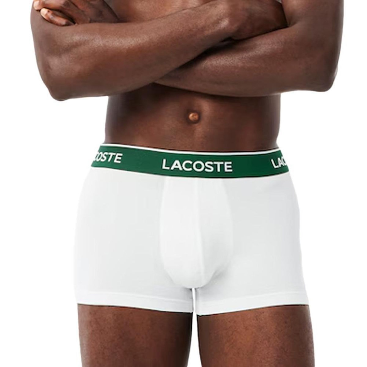 Lacoste Lot de 3 Boxers Blanc Homme Lacoste 5H1300