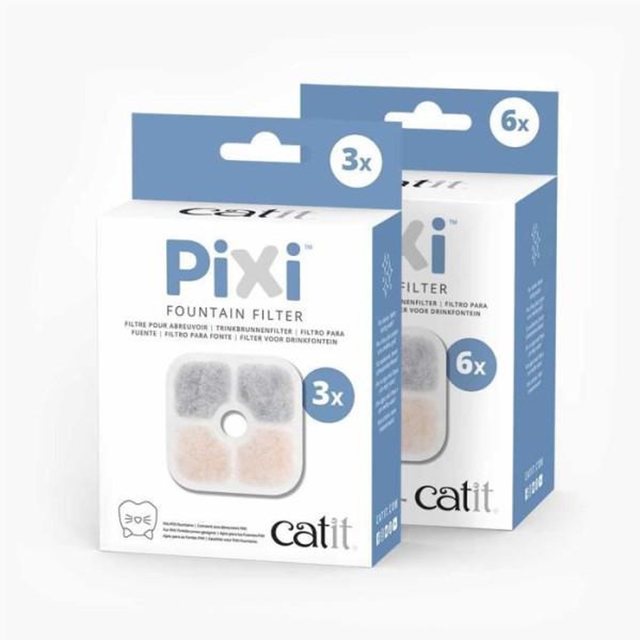MARKET24 CATIT 3 Filtres pour fontaine a eau PIXI