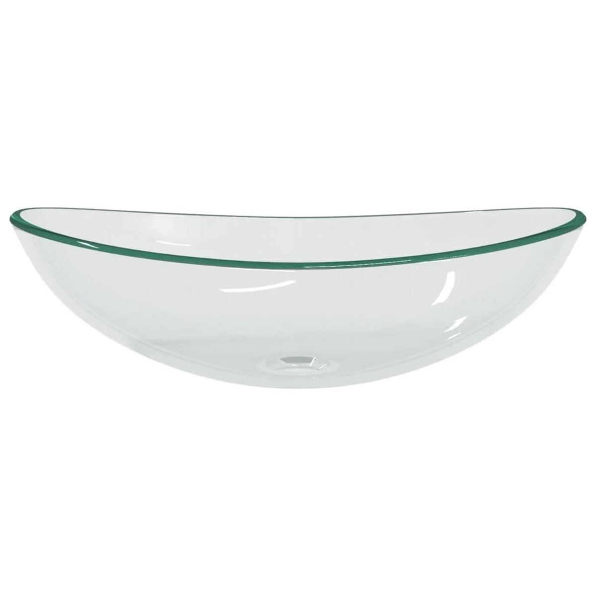 VIDAXL Lavabo Verre trempe 54,5x35x15,5 cm Transparent