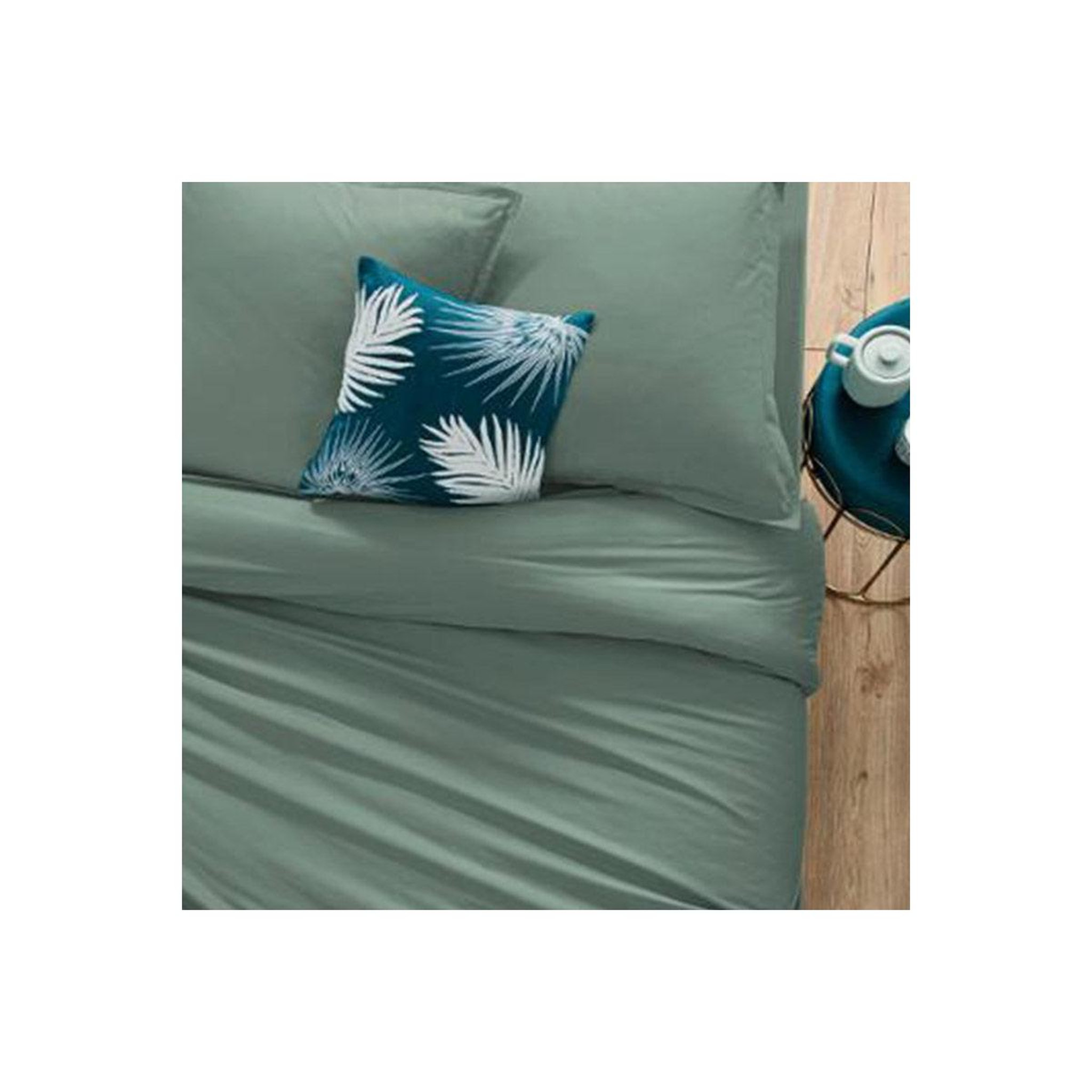 Voir la diapositive 4 : ATMOSPHERA Drap plat  intérieur  240x290cm céladon