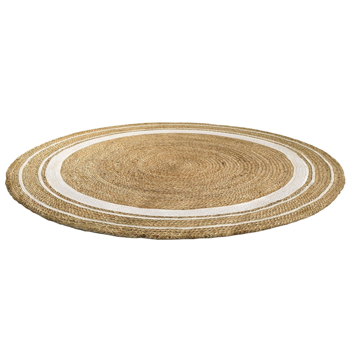Rendez vous déco Tapis rond ∅120cm en jute-Blush