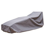 HESPERIDE Housse de protection pour transat double HAMBO - 220 x 145 x 90 cm - Gris