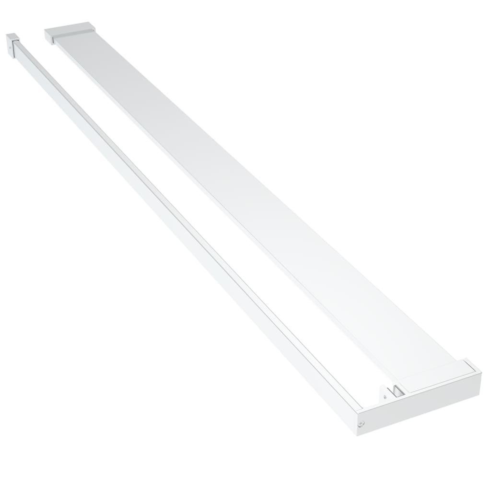 Voir la diapositive 2 : VIDAXL Etagere de douche paroi de douche a l'italienne Chrome 80 cm