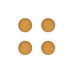 BJORN Assiette SCANDI Ø16,5cm - 4 pièces - Ocre