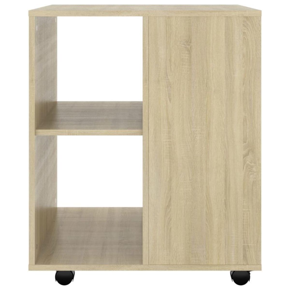 VIDAXL Armoire a roulettes Chene Sonoma 60x53x72 cm Bois d'ingenierie