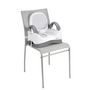 Voir la diapositive 8 : BADABULLE Rehausseur de chaise confort évolutif - Gris/blanc