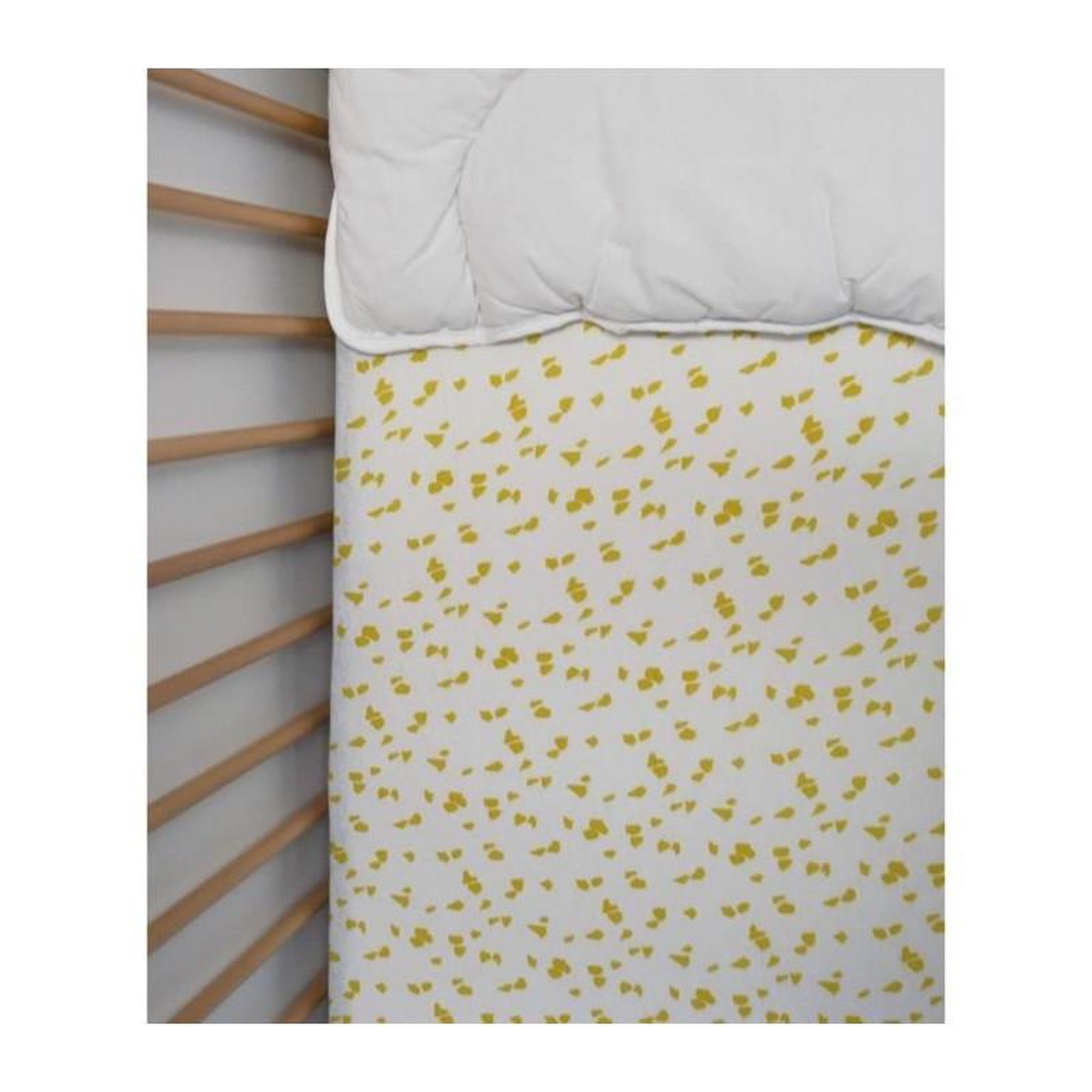 Voir la diapositive 3 : DOMIVA Drap housse jersey - DOMIVA - Savane - 60 x 120 cm - Coton extensible - oeKO-TEX