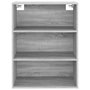 Voir la diapositive 5 : VIDAXL Armoire murale suspendue Sonoma gris 69,5x32,5x90 cm