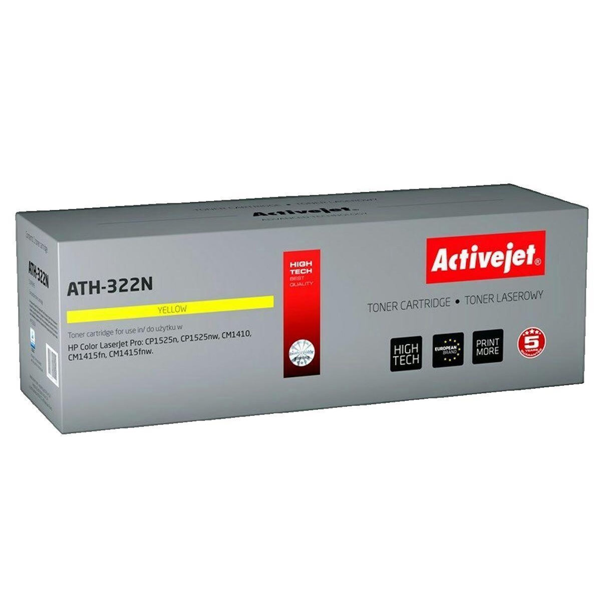 ActiveJet Cartouche de toner ActiveJet ATH-322N Jaune