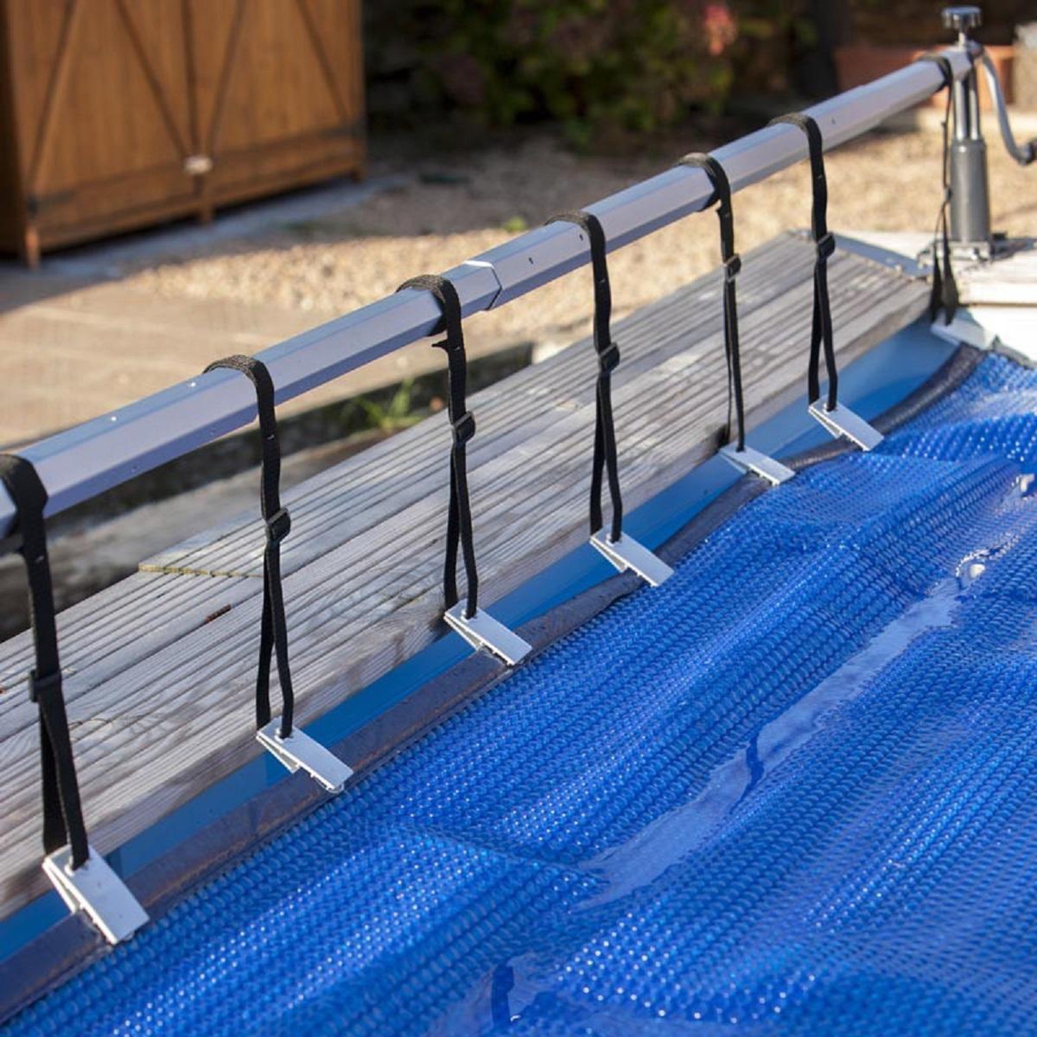 Voir la diapositive 4 : GRE Enrouleur pour piscine hors-sol - Jusqu'à 5-80m