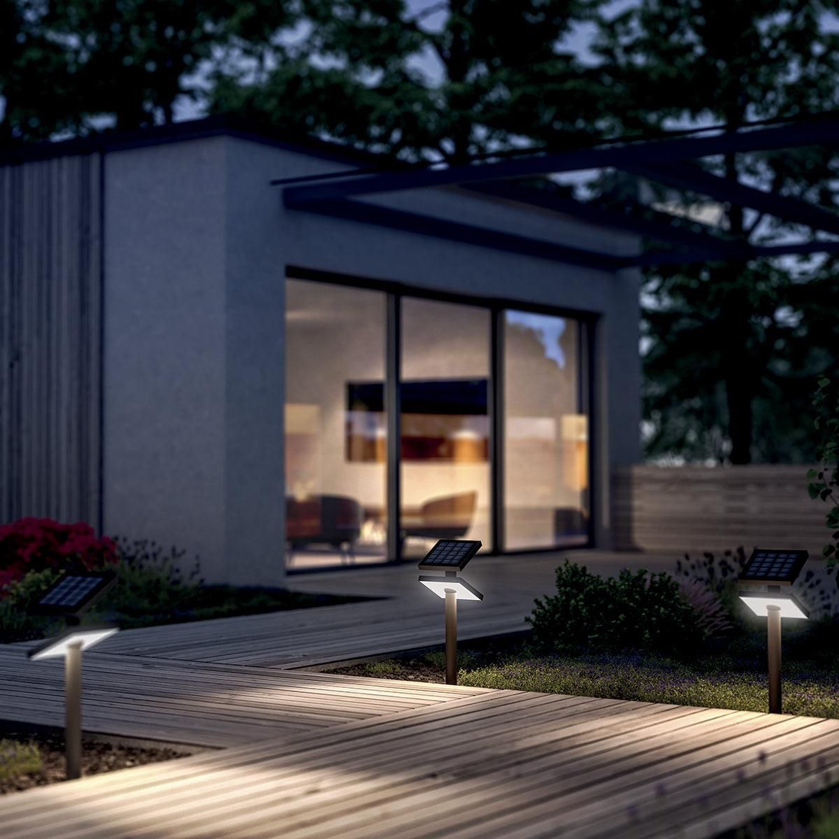 Lumisky Spot solaire HELIOSTEPPER Noir Aluminium H46,4cm