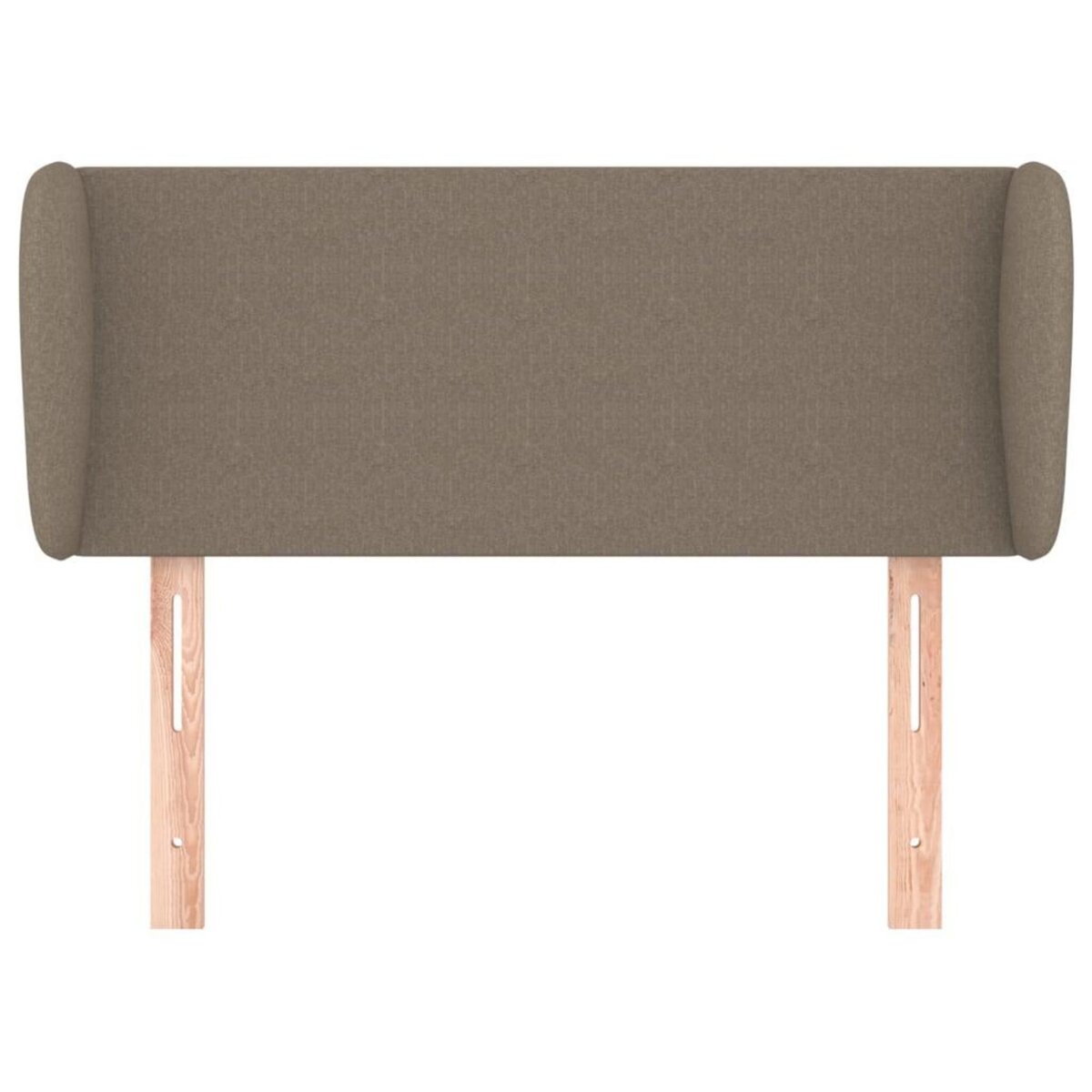 VIDAXL Tete de lit avec oreilles Taupe 103x23x78/88 cm Tissu
