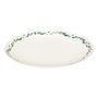 Voir la diapositive 2 : SECRET DE GOURMET Lot de 6 Assiettes Plates  Laurier  26cm Blanc
