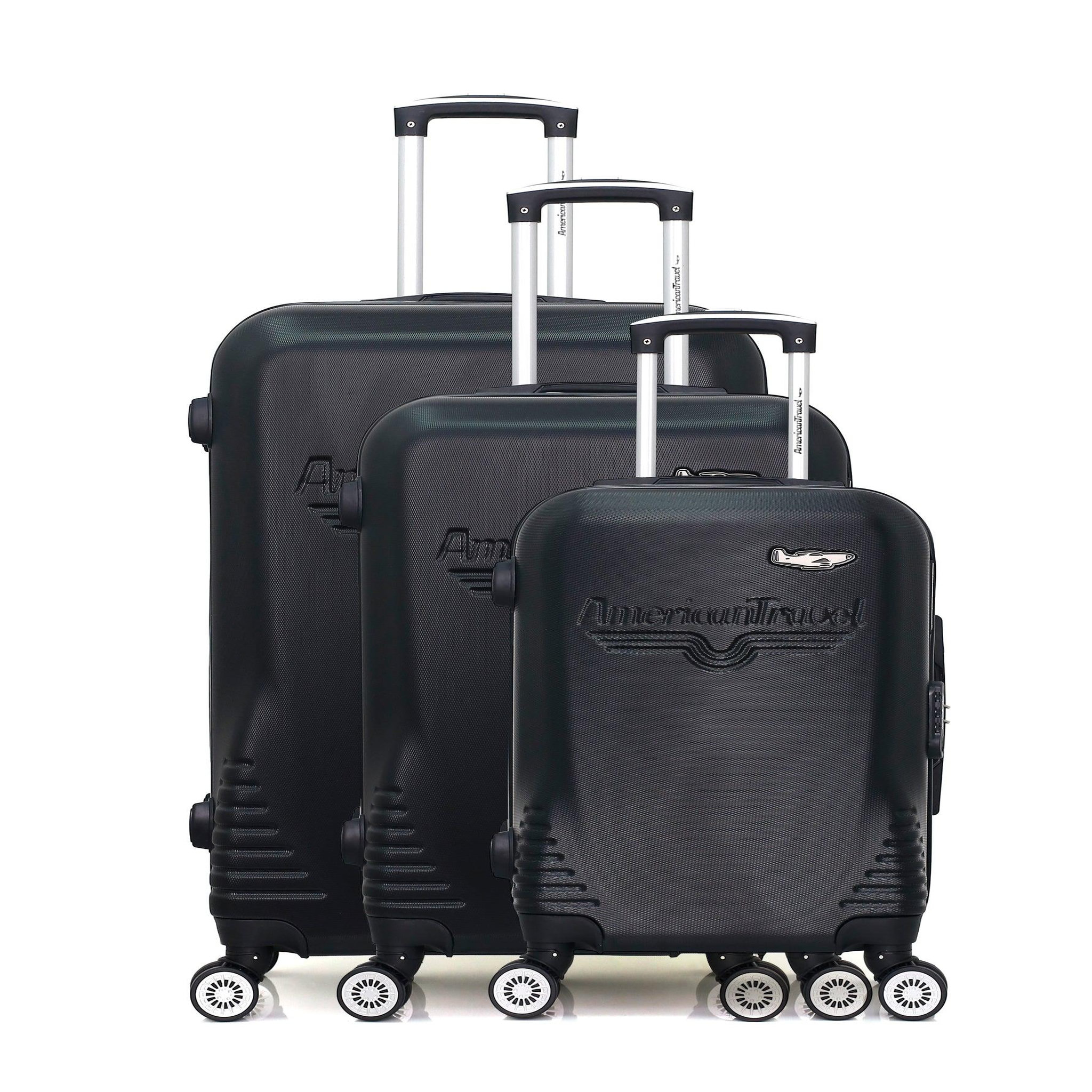 AMERICAN TRAVEL American travel - set de 3 valises dc 75 cm 4 roues