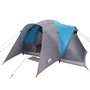 Voir la diapositive 4 : VIDAXL Tente familiale a dome 6 personnes bleu impermeable