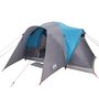 Voir la diapositive 4 : VIDAXL Tente familiale a dome 6 personnes bleu impermeable
