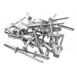 Rapid Lot de 50 rivets aluminium Diam.4.8 x H.16 mm RAPID